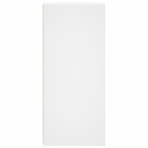 Skænk 30x41x93 cm konstrueret træ hvid