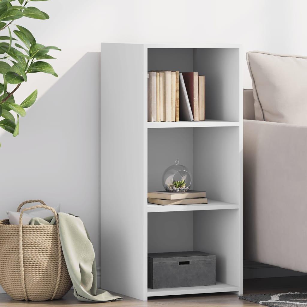 Reol 40x41x93 cm konstrueret træ hvid