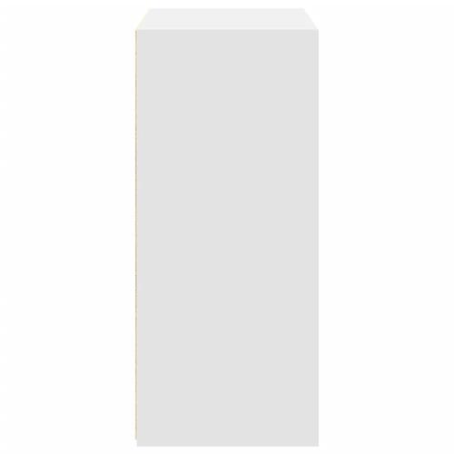 Reol 70x41x93 cm konstrueret træ hvid