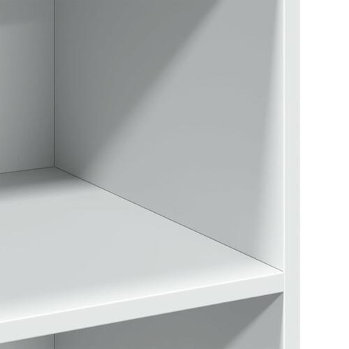 Reol 70x41x93 cm konstrueret træ hvid
