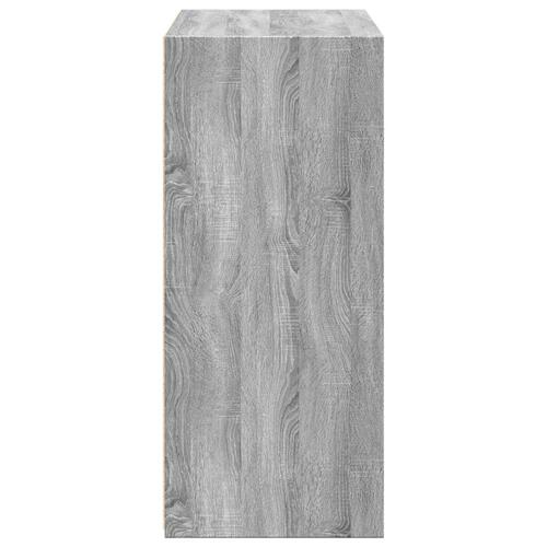 Reol 70x41x93 cm konstrueret træ grå sonoma-eg