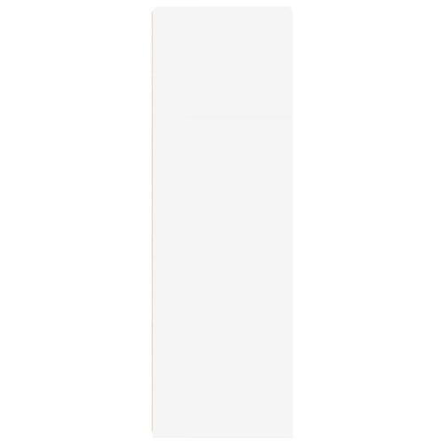 Reol 30x41x124 cm konstrueret træ hvid