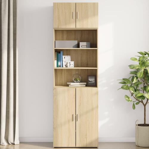 Vægskab 70x42,5x40 cm konstrueret træ sonoma-eg