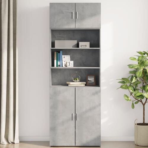 Vægskab 80x42,5x40 cm konstrueret træ betongrå