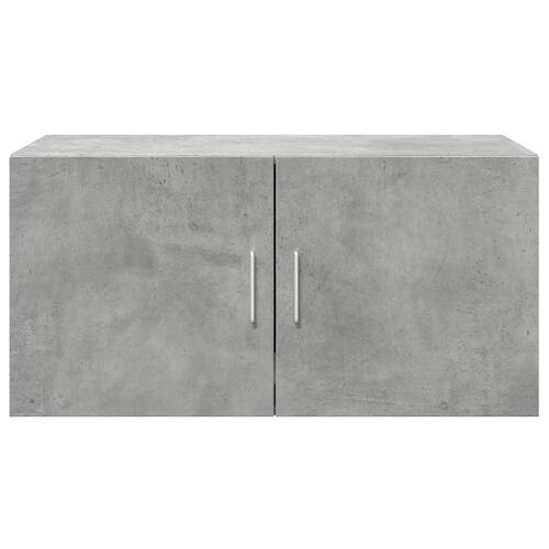Vægskab 80x42,5x40 cm konstrueret træ betongrå