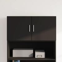 Vægskab 80x42,5x40 cm konstrueret træ sort