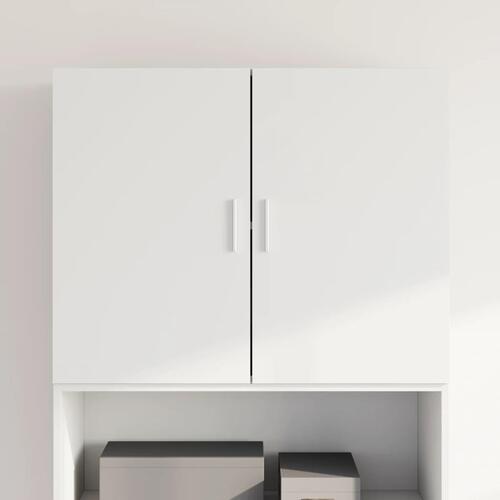 Vægskab 80x42,5x64 cm konstrueret træ hvid