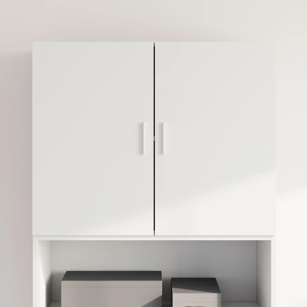 Vægskab 80x42,5x64 cm konstrueret træ hvid