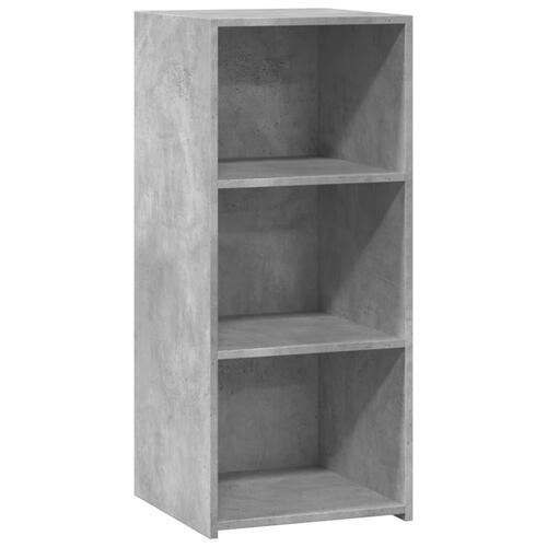 Reol 40x41x93 cm konstrueret træ betongrå