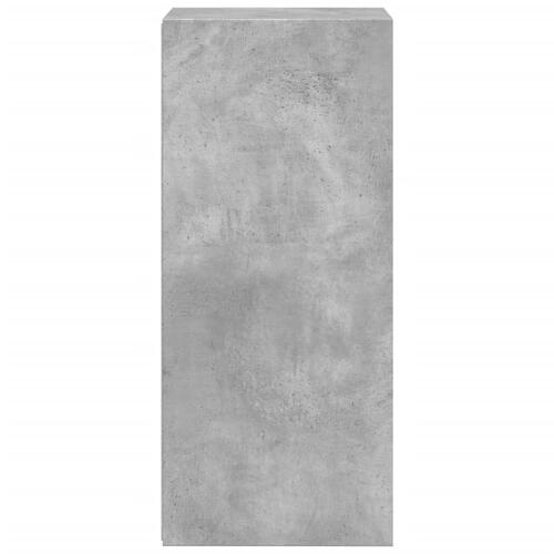 Reol 40x41x93 cm konstrueret træ betongrå