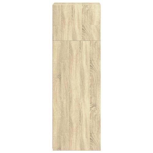 Reol 40x41x124 cm konstrueret træ sonoma-eg