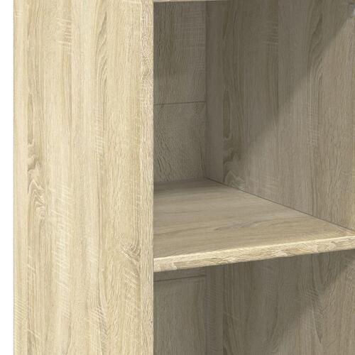 Reol 40x41x124 cm konstrueret træ sonoma-eg