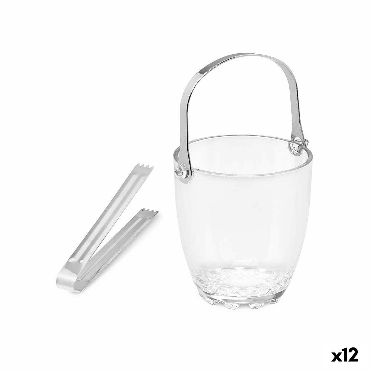 Isspand Gennemsigtig Metal Glas 800 ml (12 enheder)