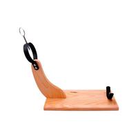 Skinkeholder i Træ EDM Brun Træ Aluminium 41 x 44 cm