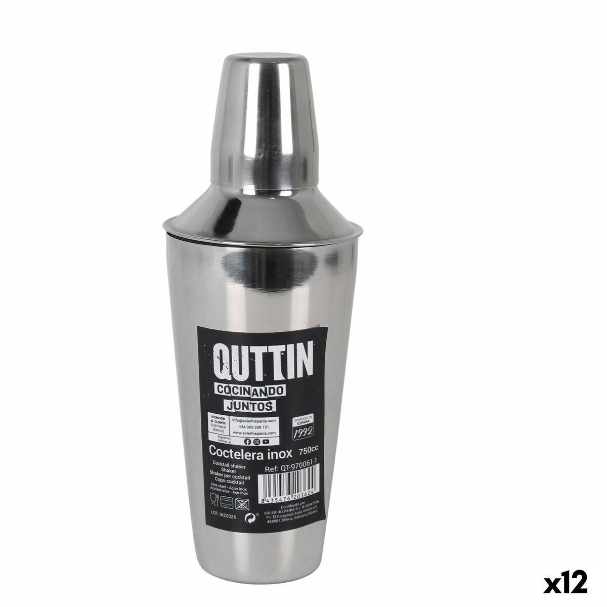Quttin cocktailshaker i rustfrit stål - 750 ml (ø 9,2 × 25,6 cm) - 12 stk.