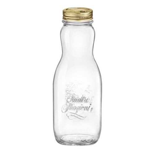 Flaske Bormioli Rocco Quattro Stagioni Gennemsigtig Glas 1 L (6 enheder)
