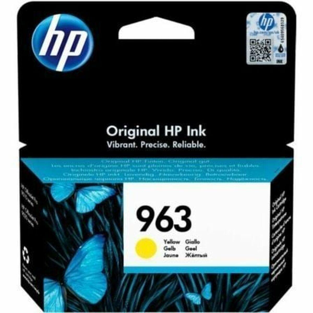 HP 963 original blækpatron - gul (3JA25AE) billede