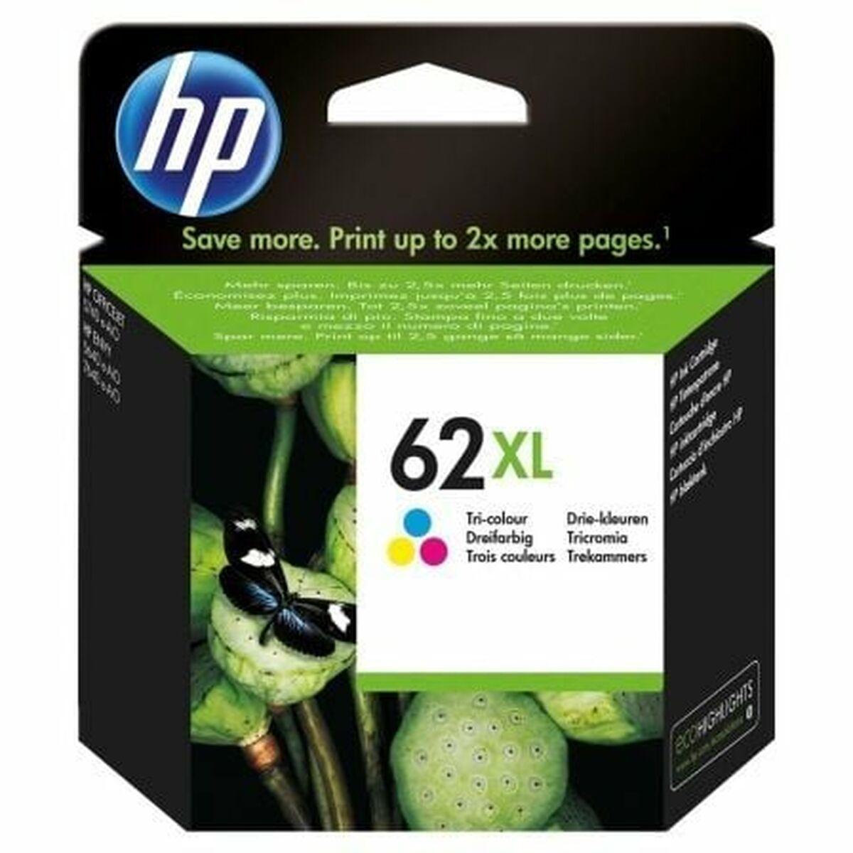 HP 62XL C2P07AE blækpatron - Tricolor (original)