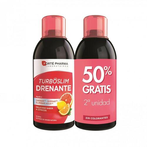 Kosttilskud Forté Pharma Slim Drenante 500 ml Citrus 2 enheder