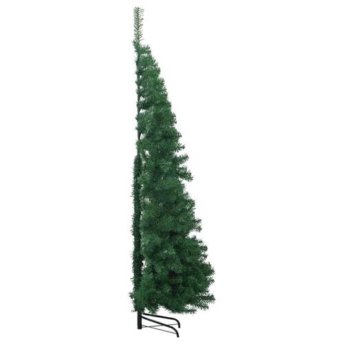 Kunstigt juletræ til hjørne 240 cm PVC grøn