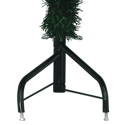 Kunstigt juletræ til hjørne 240 cm PVC grøn