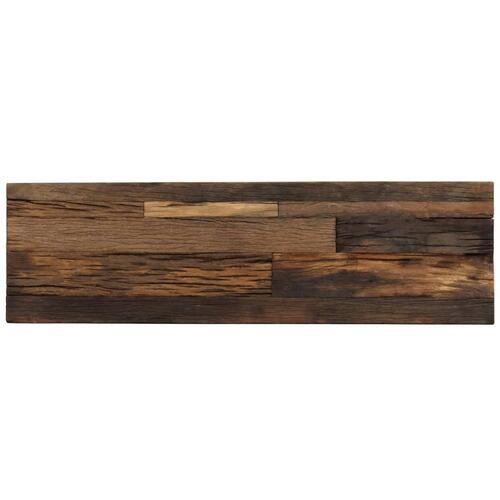 Konsolbord 120 x 35 x 76 cm genanvendt træ og stål