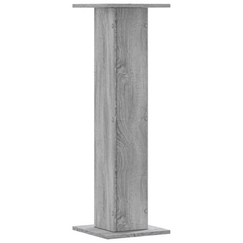 Højtalerstativer 2stk. 30x30x95cm konstrueret træ grå sonoma-eg