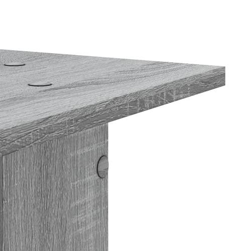 Højtalerstativer 2stk. 30x30x95cm konstrueret træ grå sonoma-eg