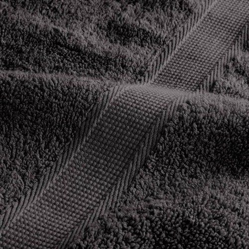 Premium gæstehåndklæder - 4 stk. antracit 30 × 50 cm, 600 gsm (SOLUND)