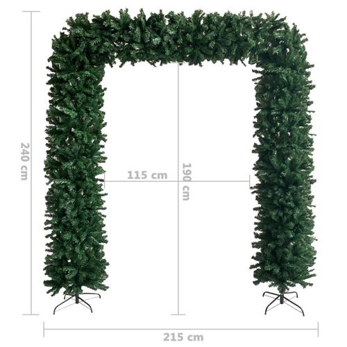Juletræsbue 240 cm grøn