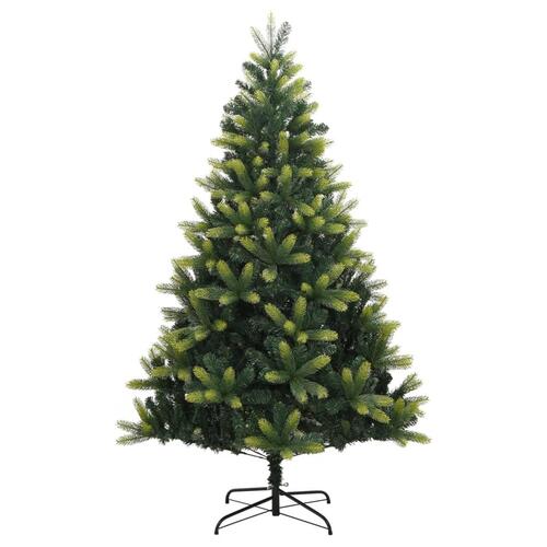 Kunstigt juletræ med juletræsfod 240 cm hængslet