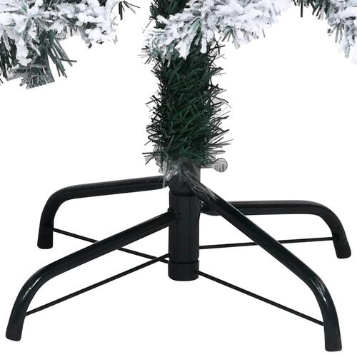 Kunstigt juletræ med puddersne 400 cm PVC grøn