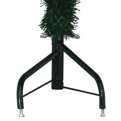 Kunstigt juletræ til hjørne 210 cm PVC grøn