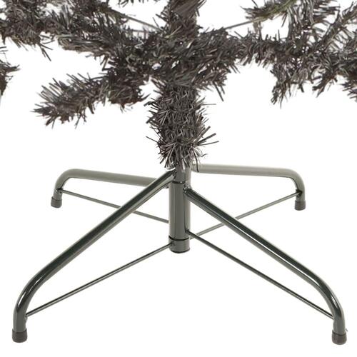 Smalt juletræ 240 cm sort