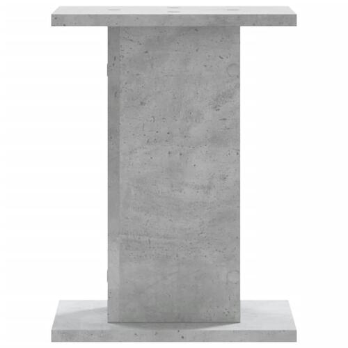 Højtalerstativer 2 stk. 30x30x40 cm konstrueret træ betongrå