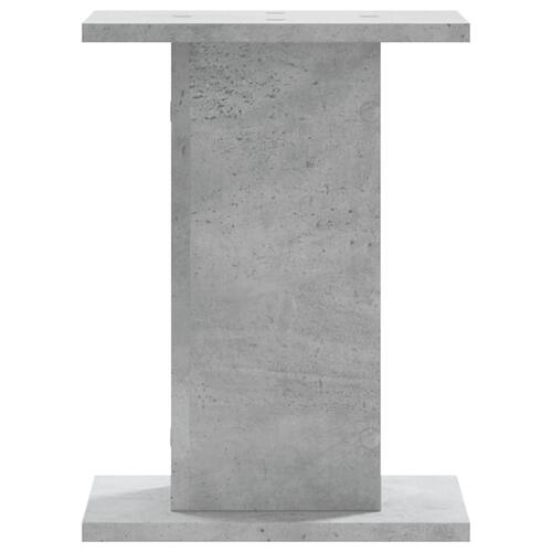 Højtalerstativer 2 stk. 30x30x40 cm konstrueret træ betongrå