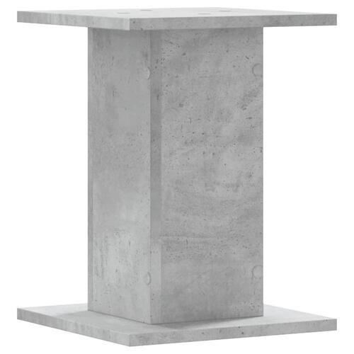 Højtalerstativer 2 stk. 30x30x40 cm konstrueret træ betongrå