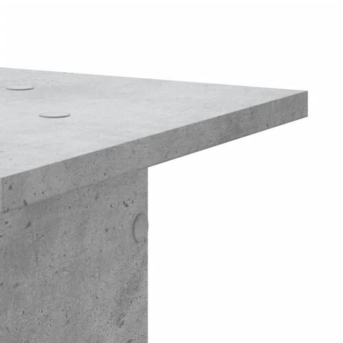 Højtalerstativer 2 stk. 30x30x40 cm konstrueret træ betongrå