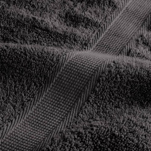 Premium gæstehåndklæder - 2 stk. antracit 30×50 cm, 600 gsm (SOLUND)