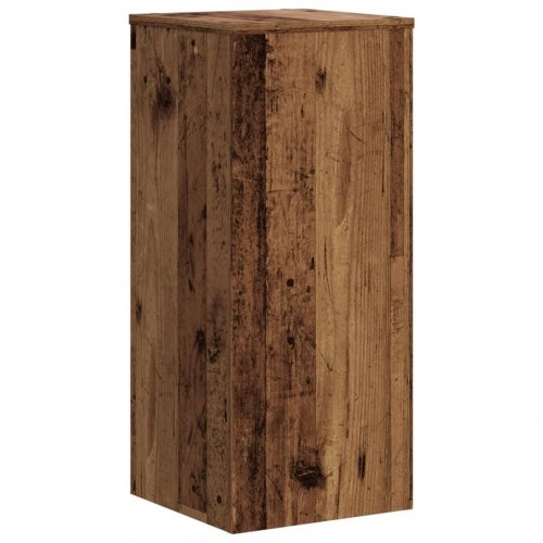 Plantestativer sæt á 2 - 30×30×70 cm i konstrueret træ, antikt træ