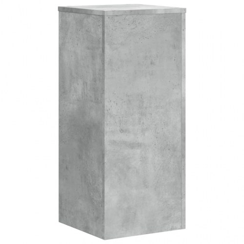 Plantestativer - 2 stk. 30×30×70 cm i konstrueret træ, betongrå