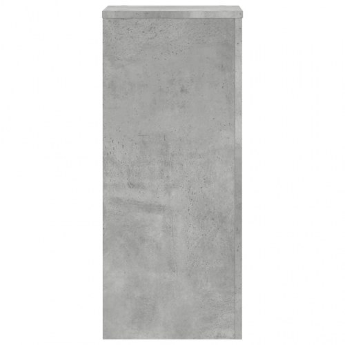 Plantestativer - 2 stk. 30×30×70 cm i konstrueret træ, betongrå