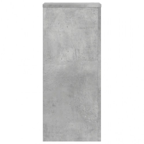 Plantestativer - 2 stk. 30×30×70 cm i konstrueret træ, betongrå