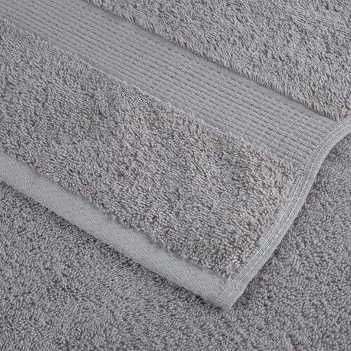 Håndklæder 10 stk. Premium 70x140 cm 100 % bomuld grå