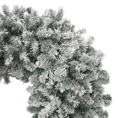 Juleguirlande med sne buefacon 240 cm