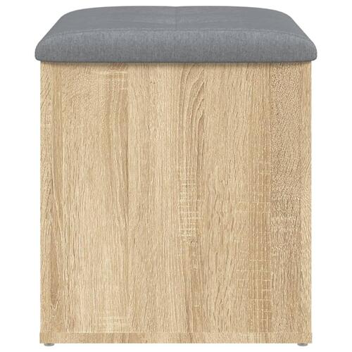 Skobænk 42x42x45 cm konstrueret træ sonoma-eg