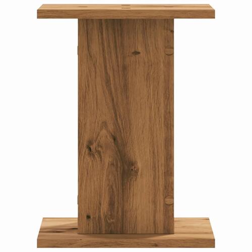Højtalerstativer 2stk. 30x30x40cm konstrueret træ egetræsfarve