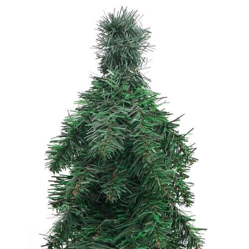 Kunstigt juletræ med 130 LED'er 210 cm