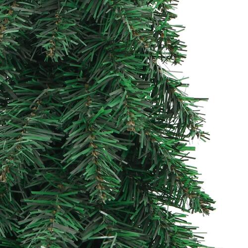 Kunstigt juletræ med 130 LED'er 210 cm