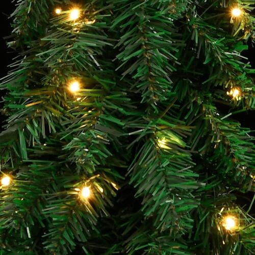 Kunstigt juletræ med 130 LED'er 210 cm